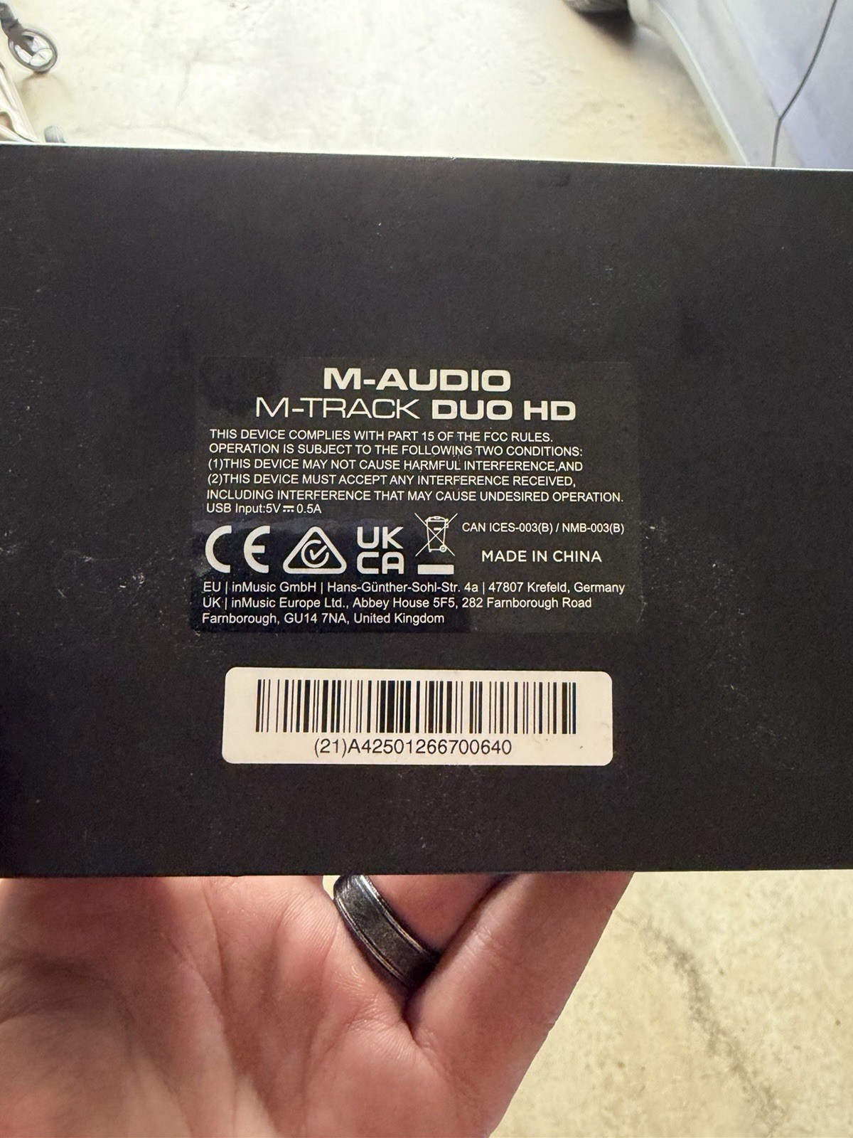 M-Audio M-Track Duo HD USB-C Audio Interface
