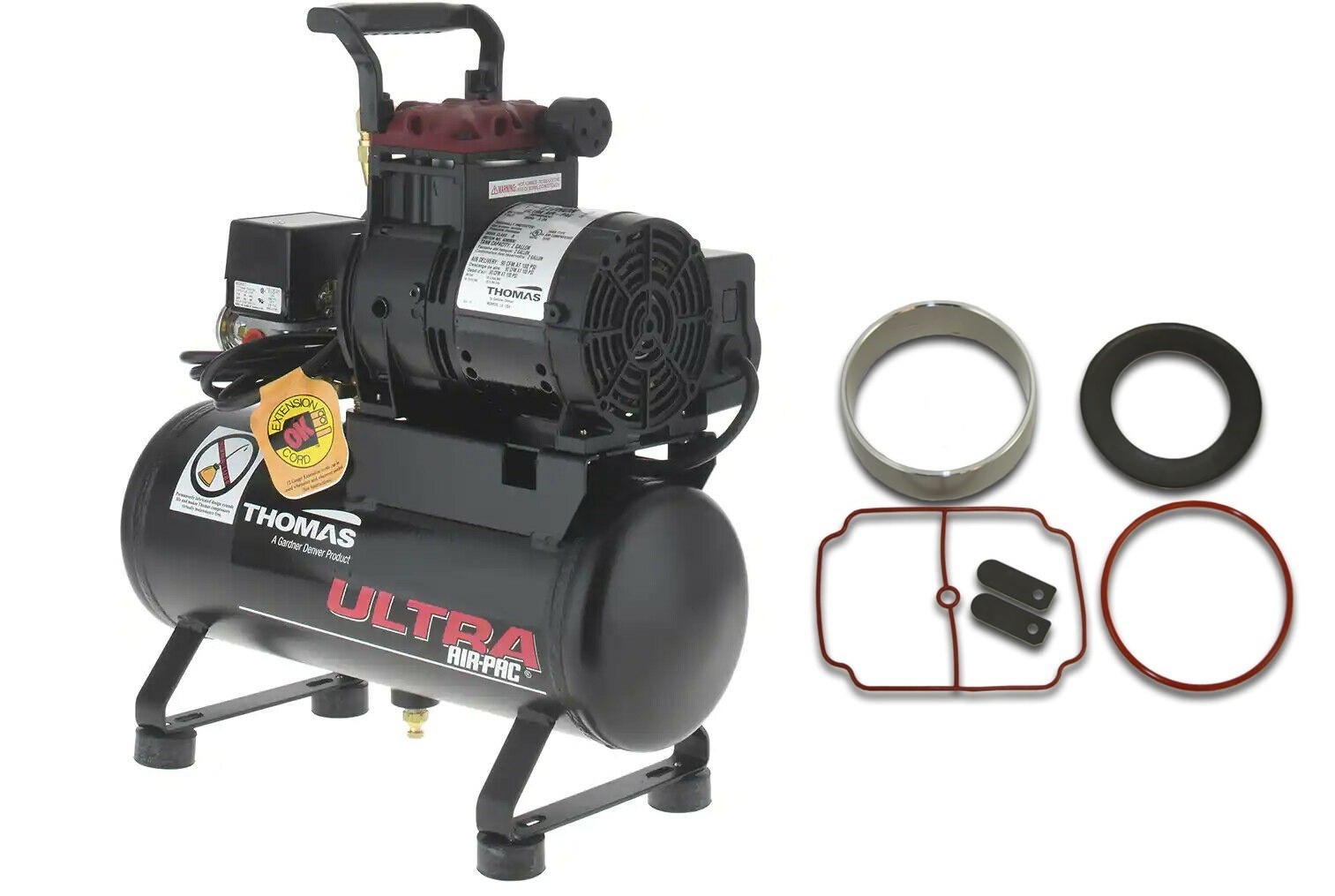 THOMAS AIR-PAC 1904 Rebuild kit, For 5Z683 T-617HDN Service Kit TOP END Rebuild