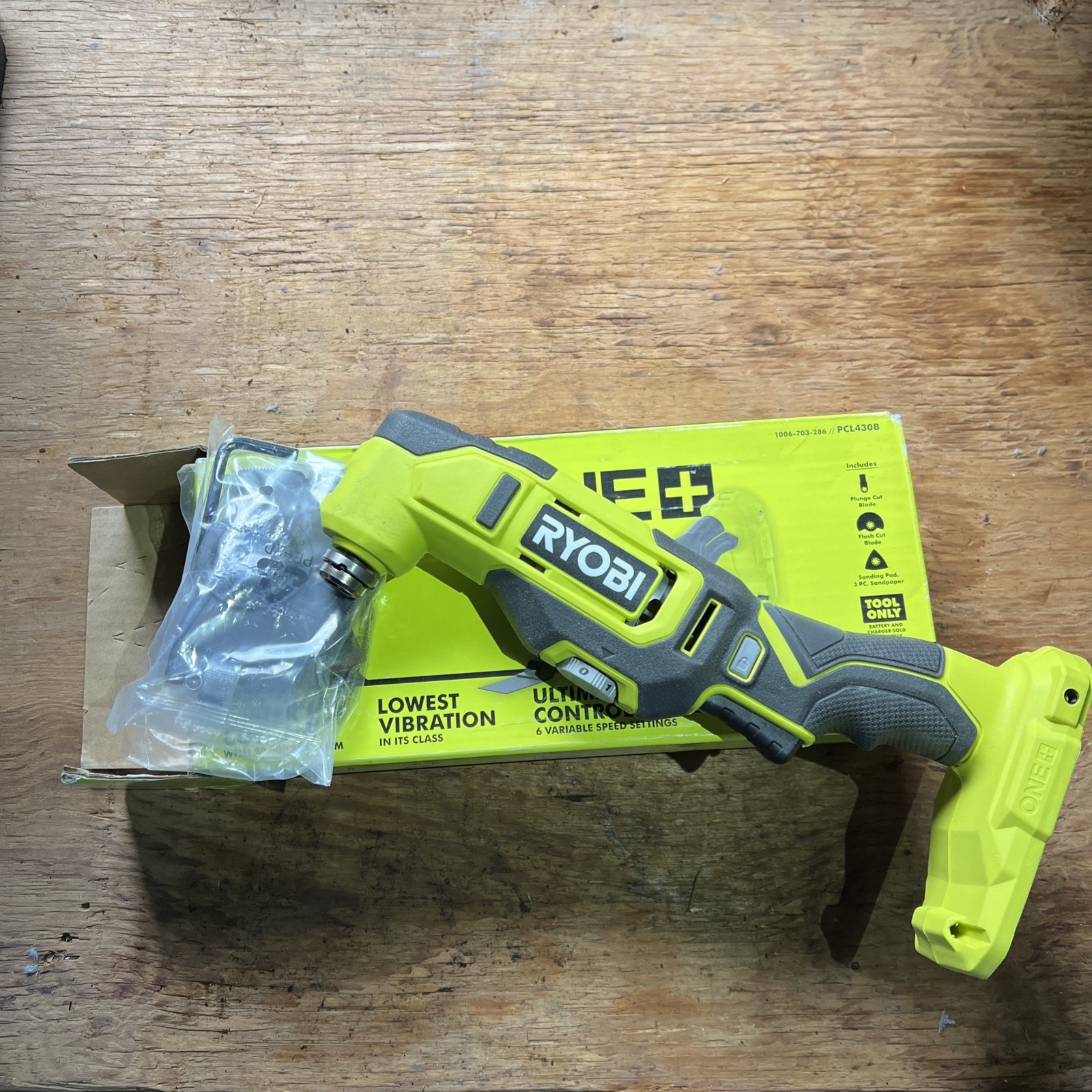 Ryobi PCL430B – Tool With Accessories Only