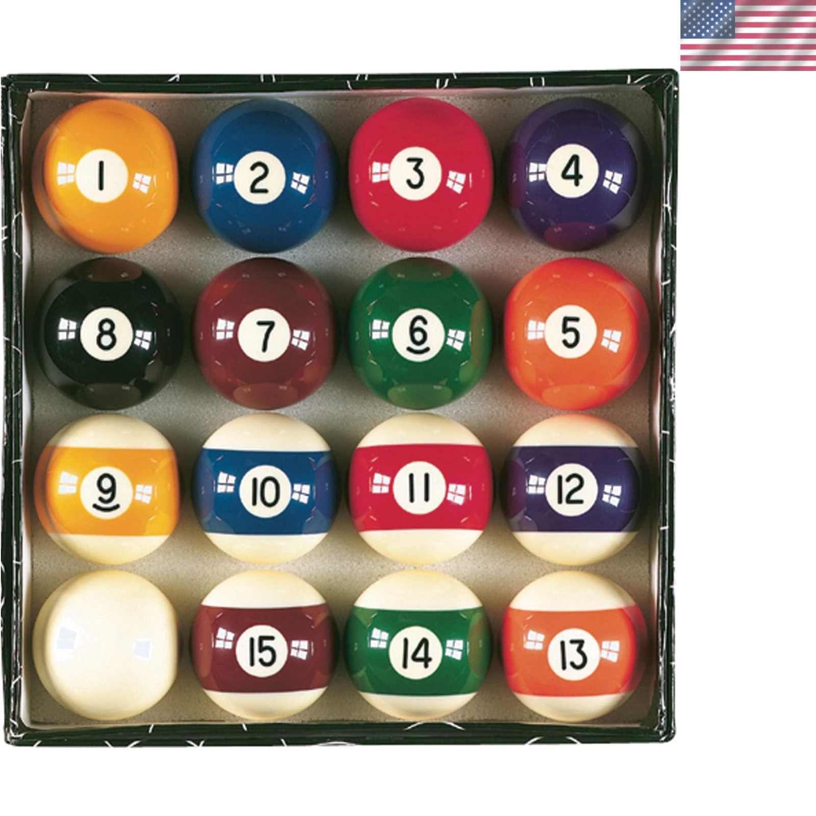 Viper 16 Regulation Pool Balls: Durable Resin Billiard Set for All Skill Levels