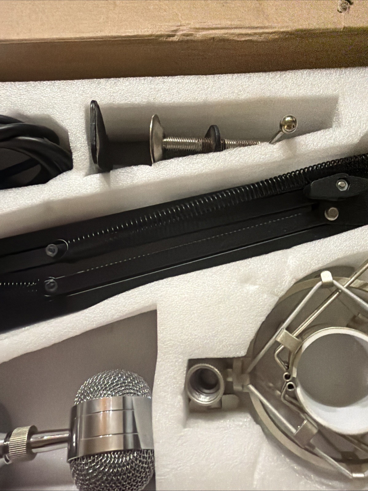 Audio Microphone Bundle BM-8000 Mic w/filters Studio Recording Open Box 🥰