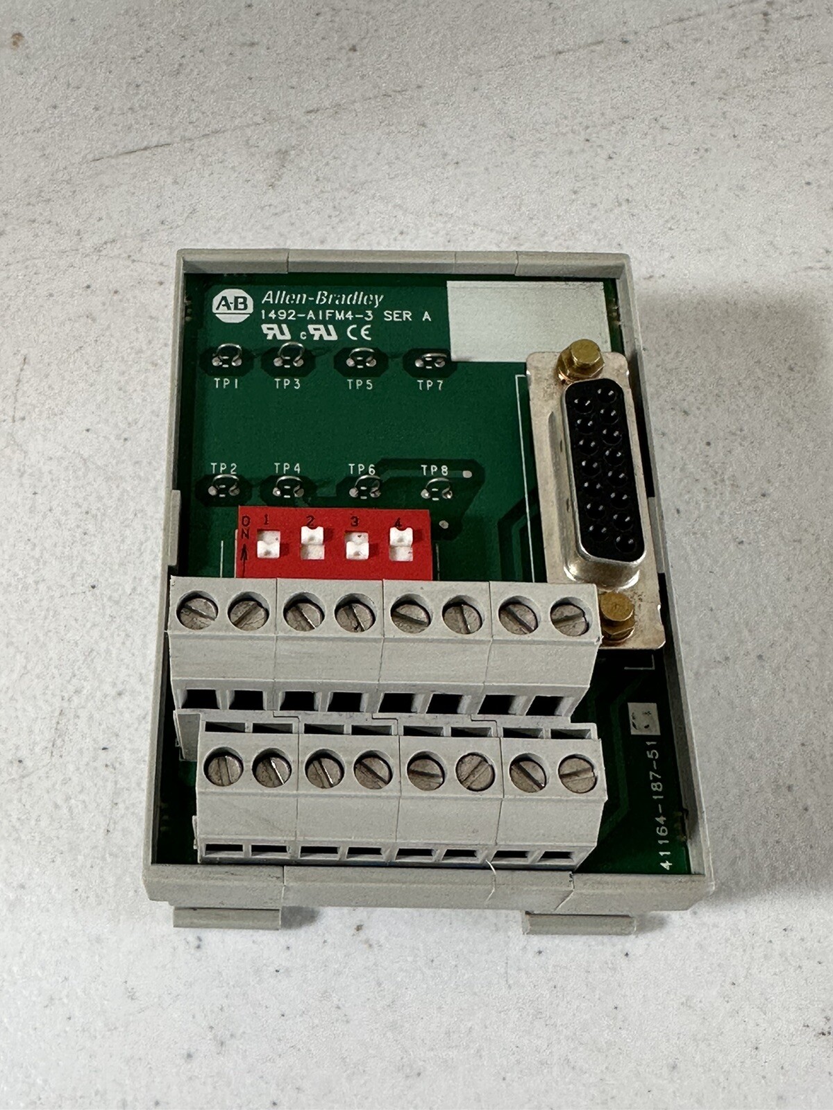 NEW ALLEN BRADLEY 1492-AIFM4-3 /A INTERFACE TERMINAL MODULE ( W/O Box )