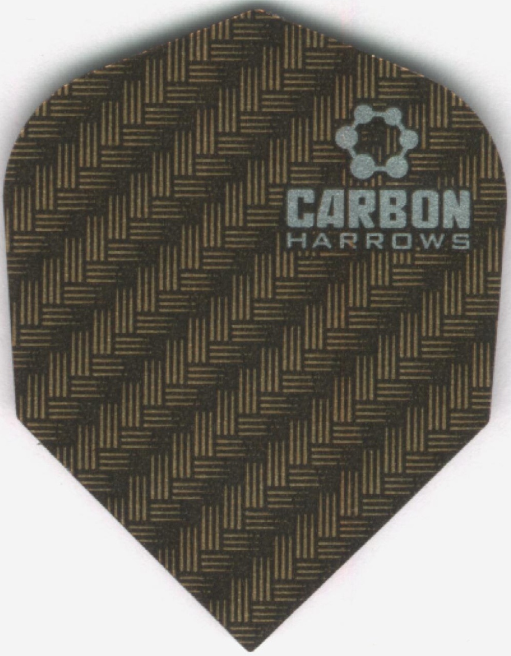 Gold CARBON Dart Flights: 3 per set