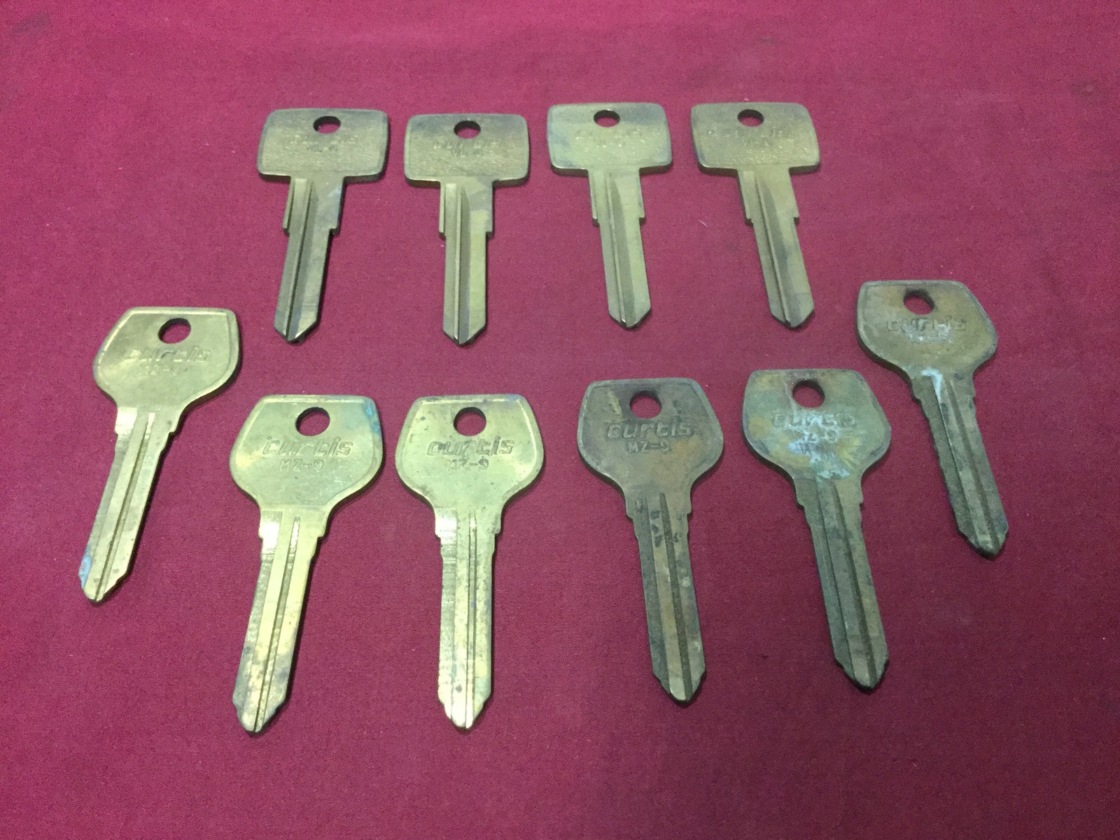 Volvo & Mazda by Curtis VL6 & MZ9 Automotive Key Blanks, Set of 15 - Locksmith