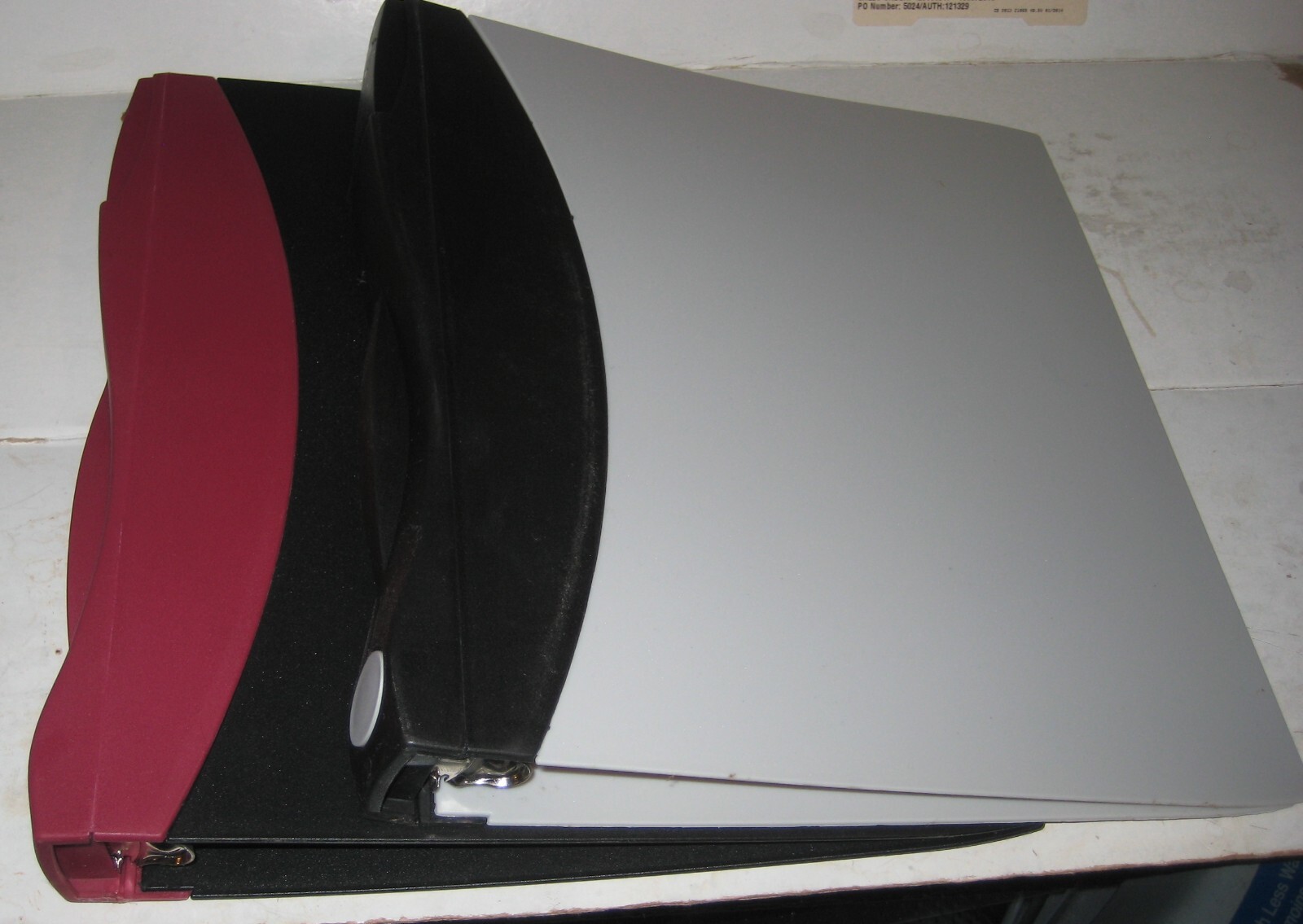 Storex Plastic Binder 1" Ultra Light Durable set of 2