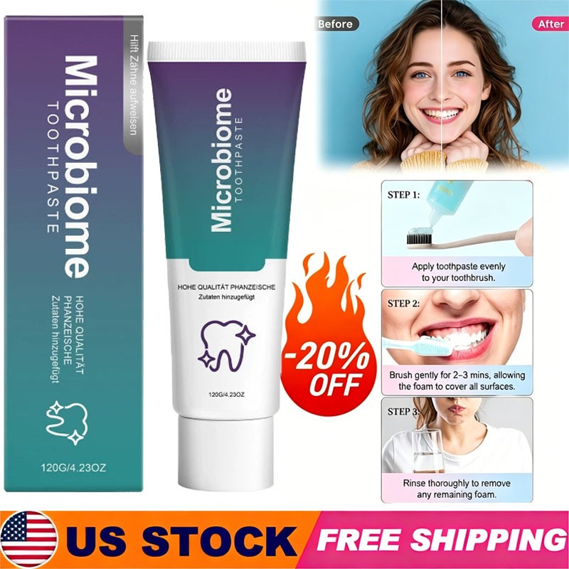 Microbiome Mint Flavor Gum Toothpaste Cleaning Toothpaste Sensitive Teeth 120g