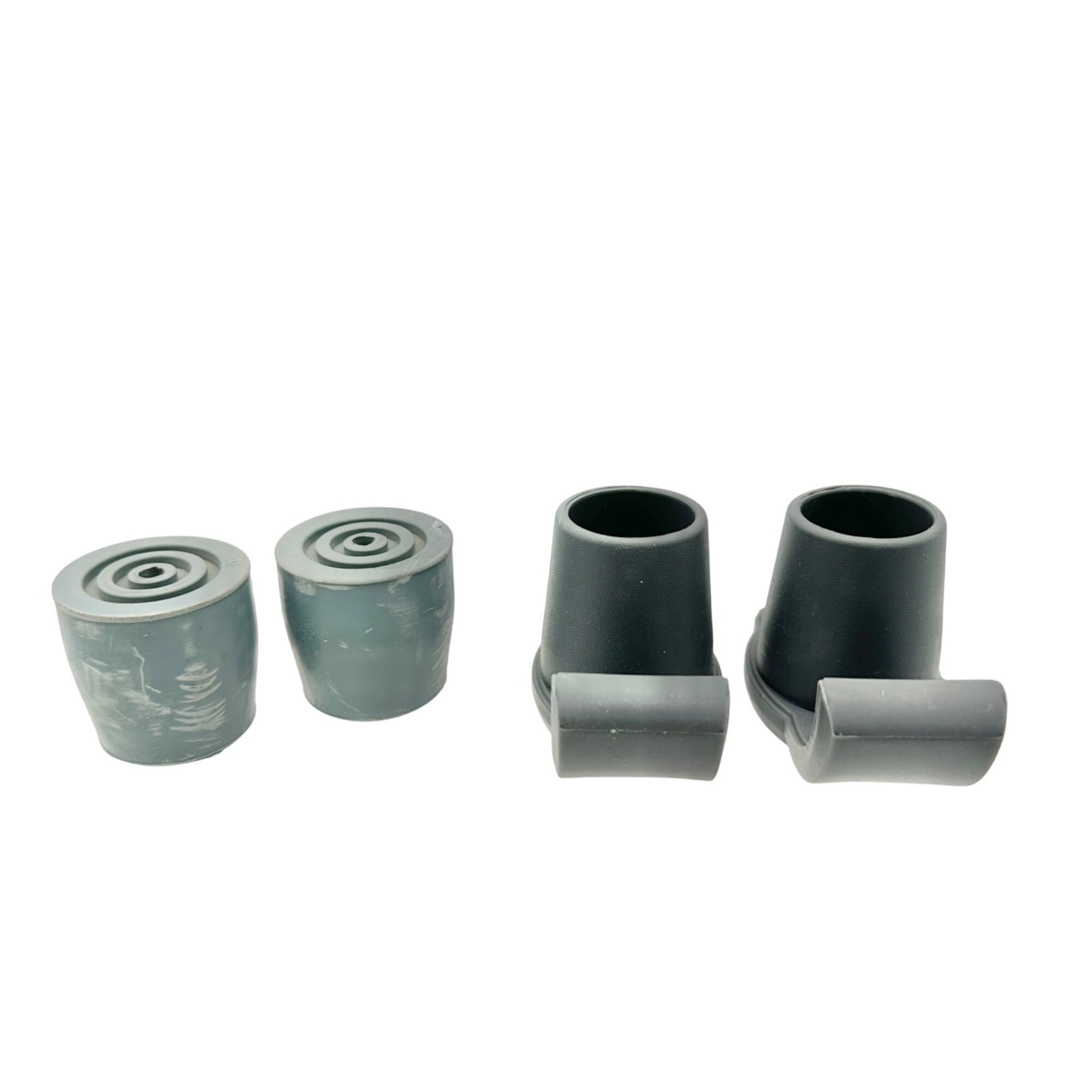 Walker Glider and Stopper Set Rubber Replacement Accessories 2 New 2 Used