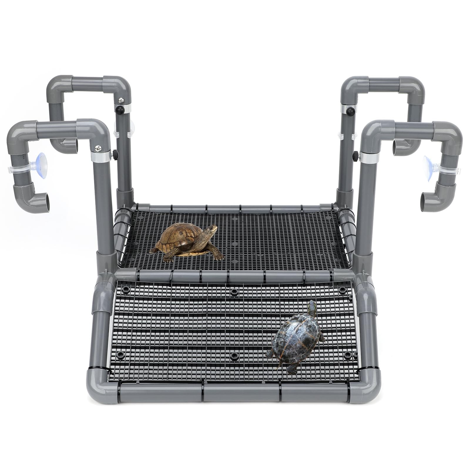 Extra Large Hanging Turtle Basking Platform, 19â€³ Wider Turtle Dock with Ramp