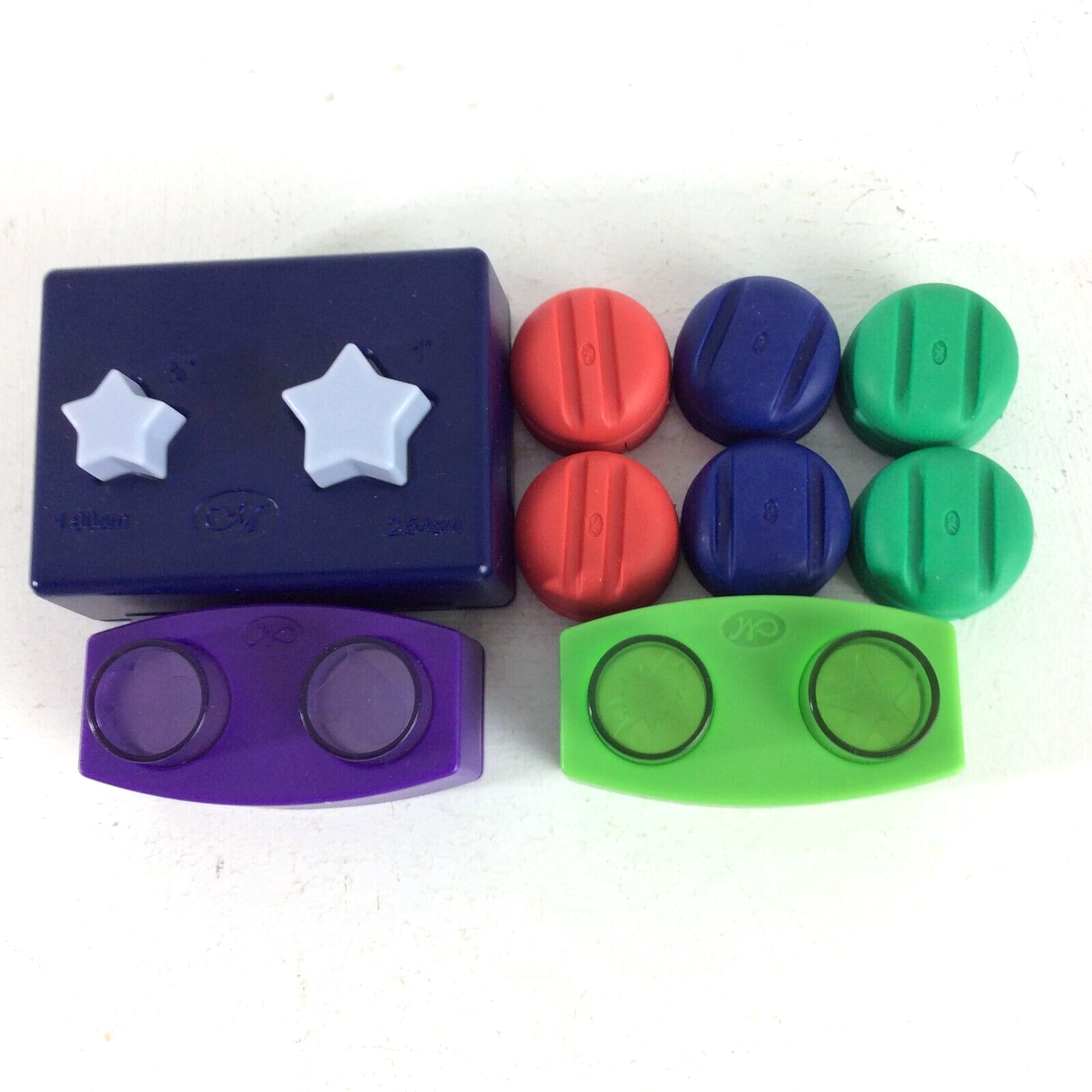 Creative Memories set of tools in case includes blades, cutting tools, templates