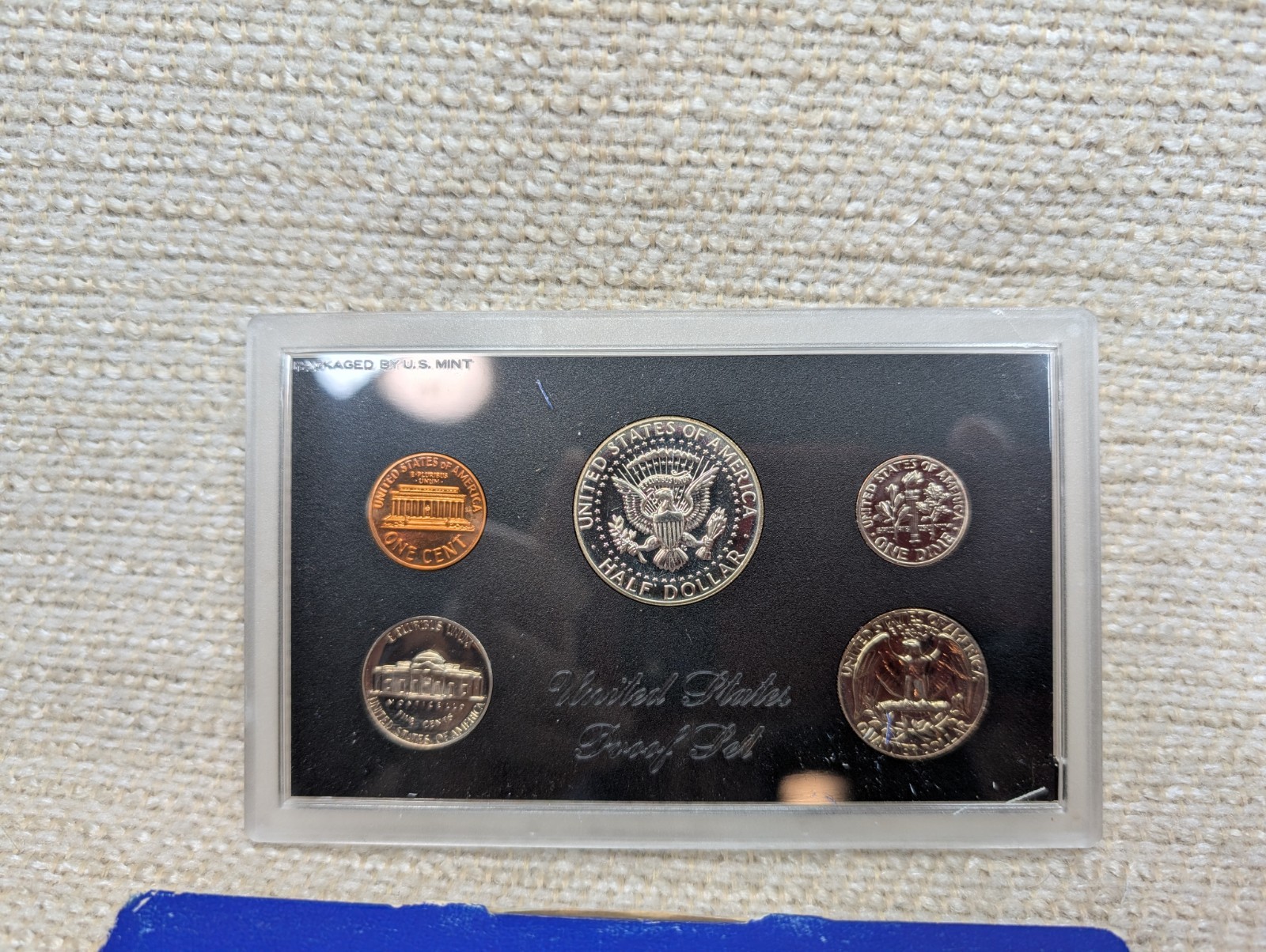 5 Proof Sets 1968-1972 Includes 3 Silver Halves 260541