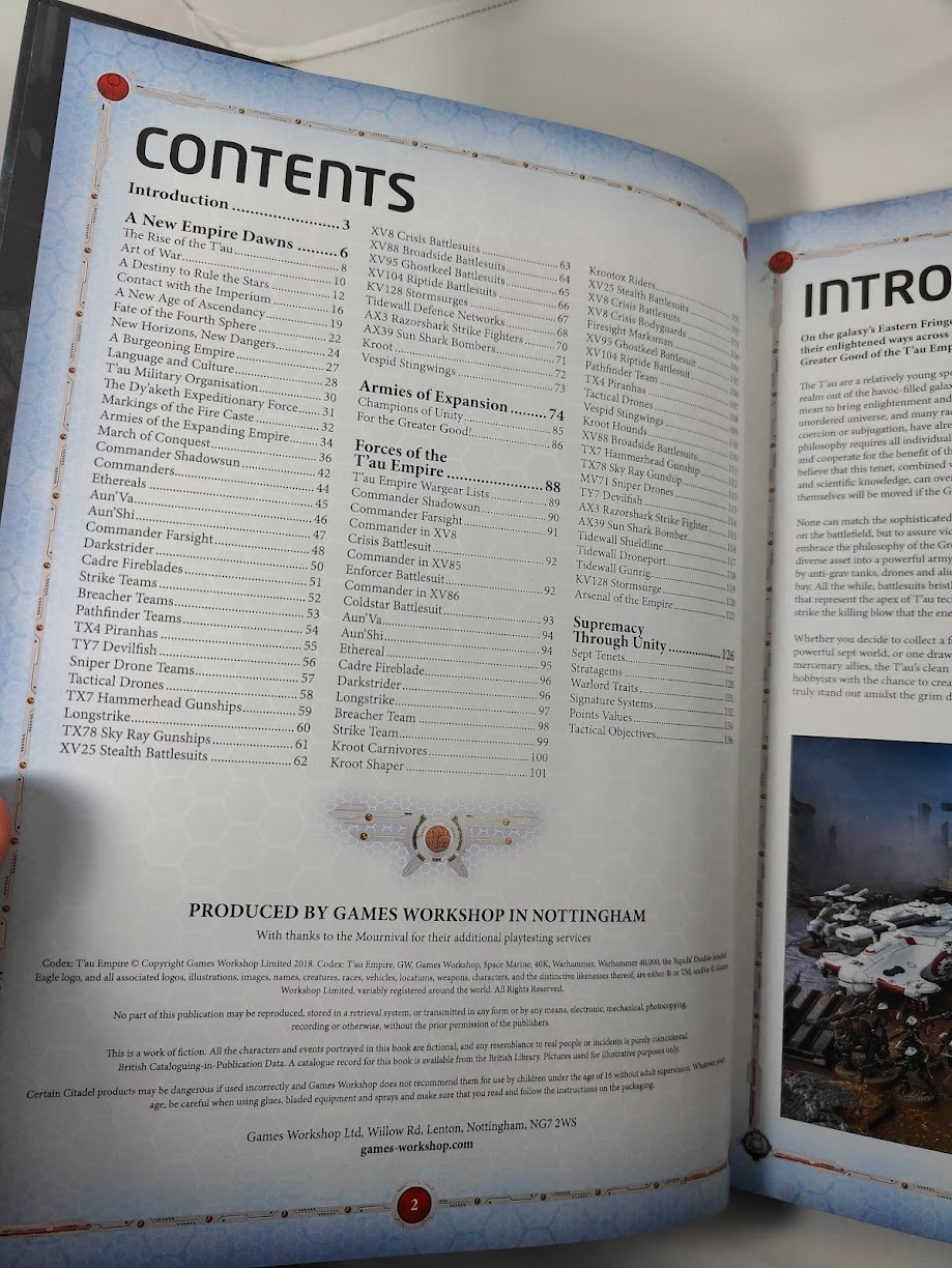 Warhammer 40,000 Book Bundle Codex: Space Marines Codex: T’au Empire