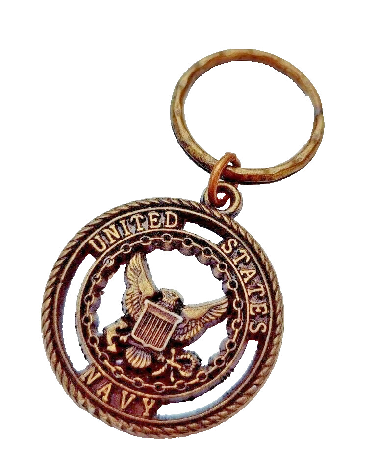 Collectable Military United States Navy, USN Keychain 1 ½” In Diameter