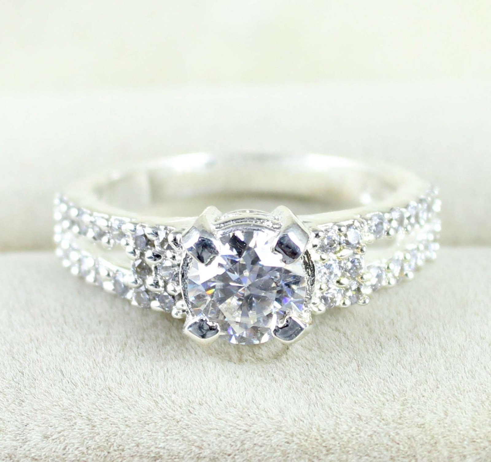 Diamond Solitaire 1.15 Ct/6 mm White Round Cut Certified Ring Christmas Offer