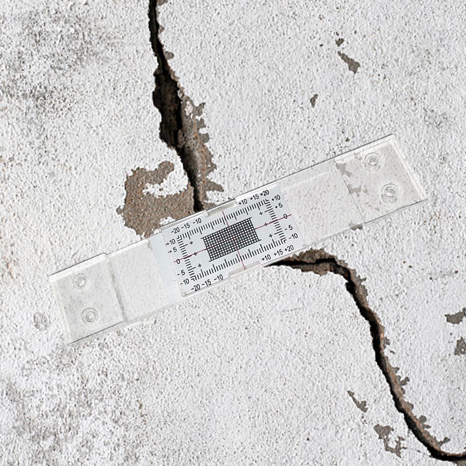 Crack Monitor Precise Read Measurement Grid Concrete Crack Monitoring Record