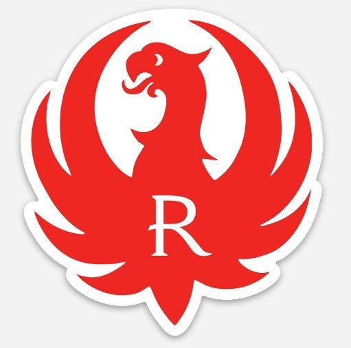 Ruger Custom Logo Die Cut STICKER for Fridge or Toolbox Firearms Gun