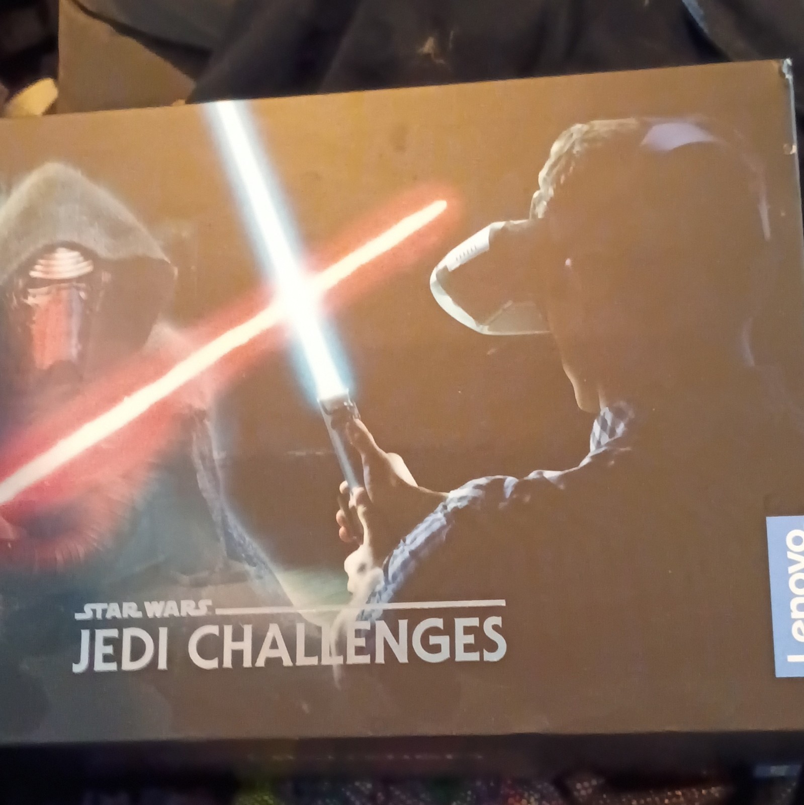 Lenovo Star Wars Jedi Challenges Smartphone VR Headset w/ Lightsaber, Black