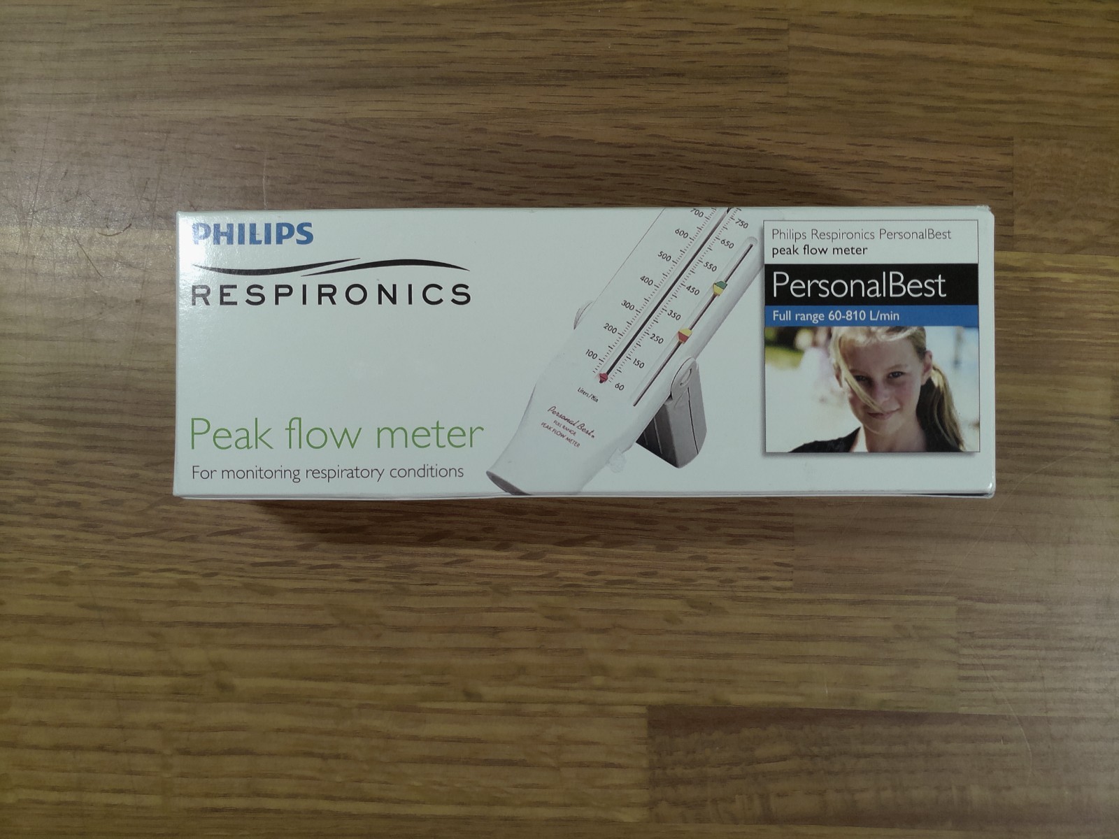 PHILIPS Respironics Personal Best Peak Flow Meter Full Range 60-810 L/min