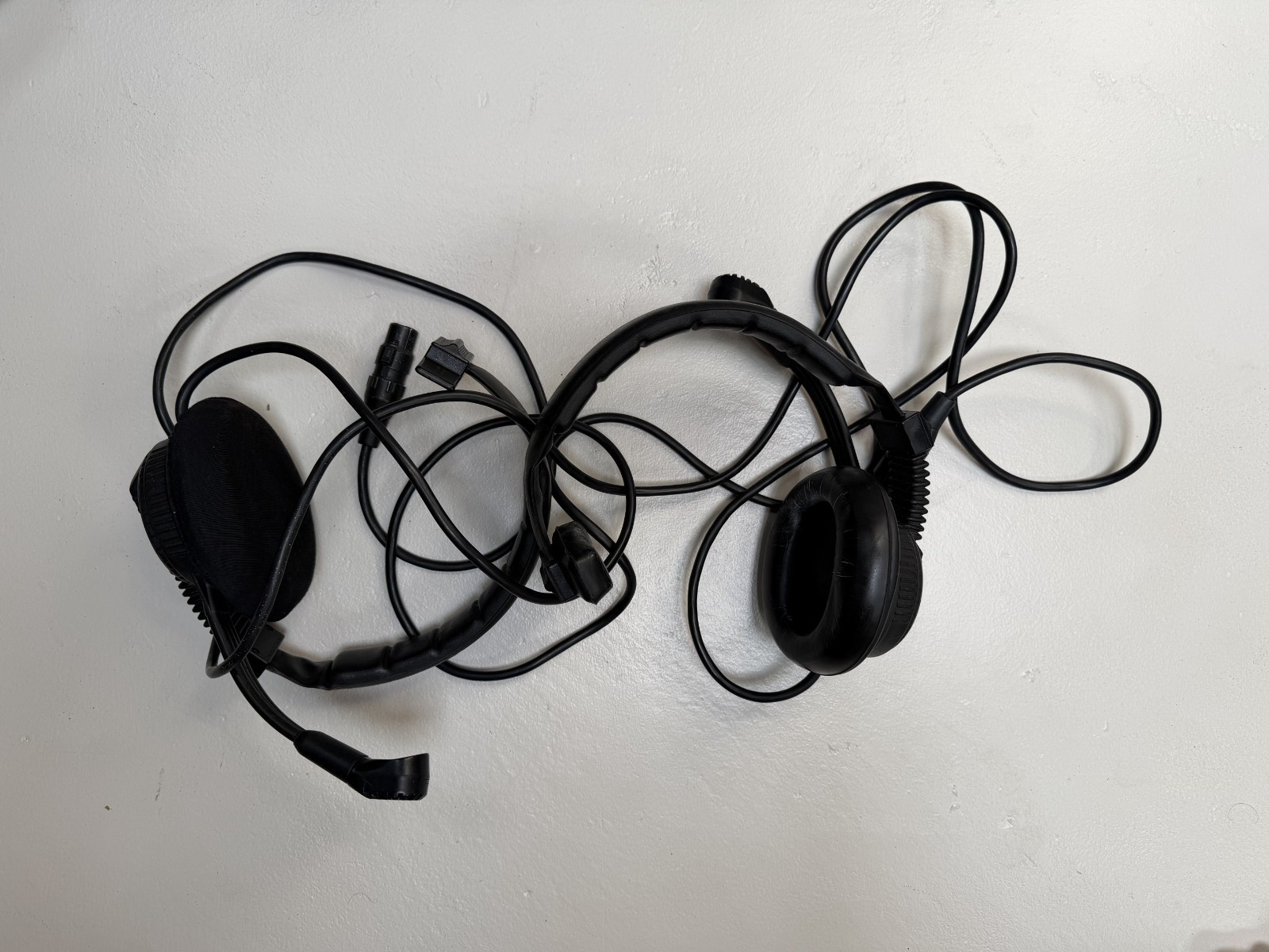 Clear-com Single Ear Muff Intercom Headset (lot of 2)