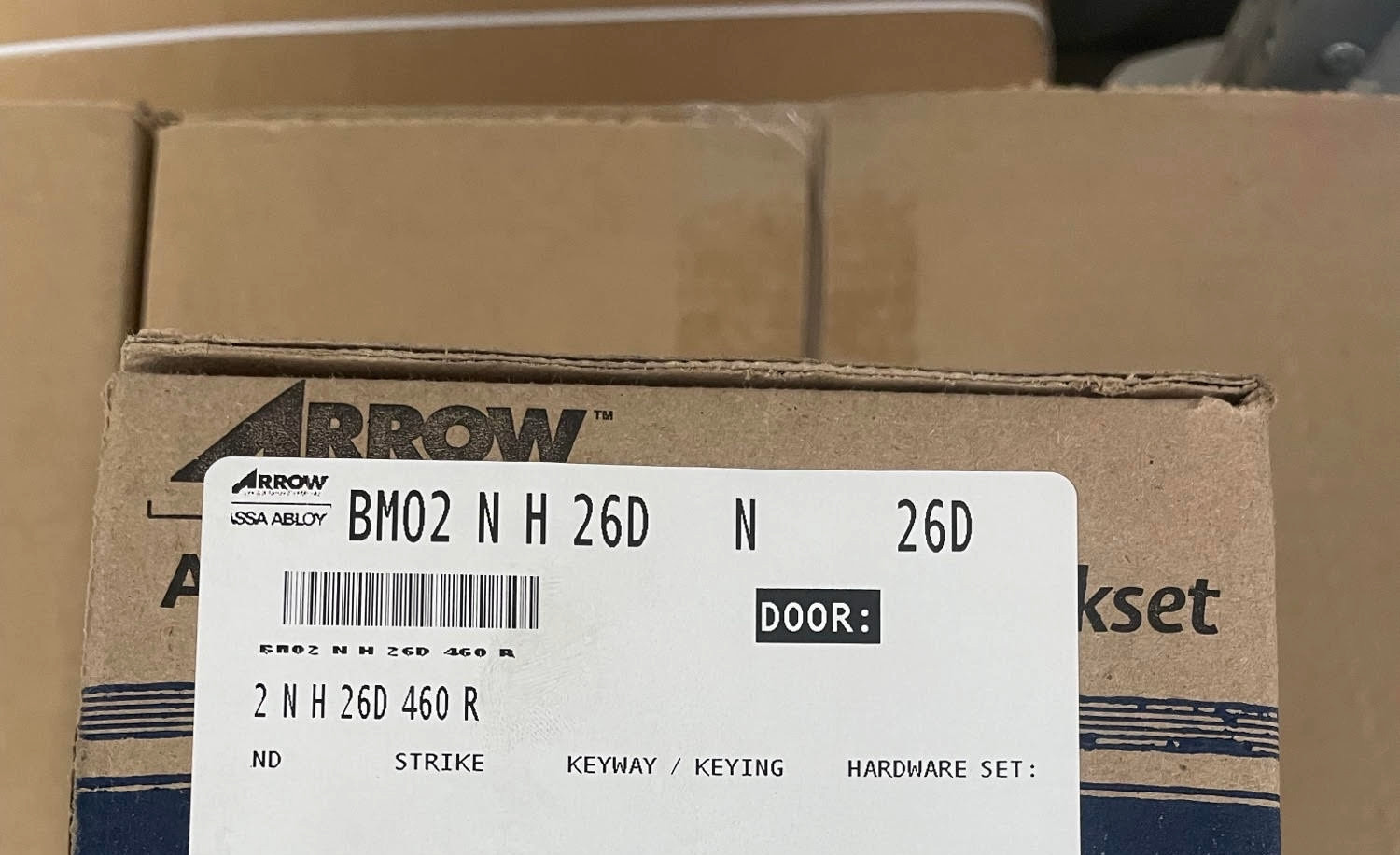 ARROW LOCK BM 02 NH 626 N PRIVACY MORTISE LOCK