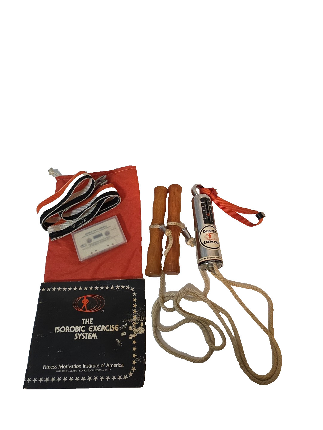 Isorobic Exercise System Manual Tape Strap Bag 1970s Fitness VTG
