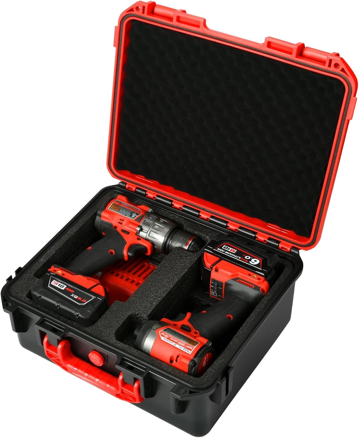 Tool Case for Milwaukee M18 Impact Drill Driver Combo Kit - Tool Box for Milwauk