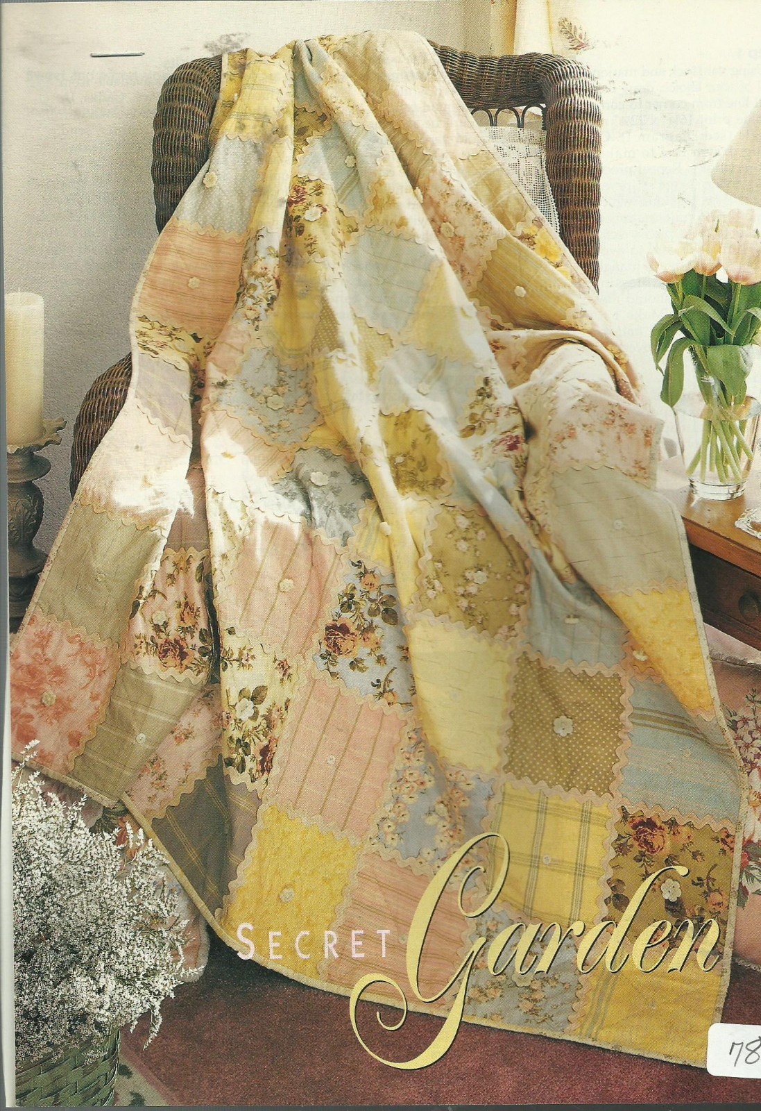 D0139  SECRET GARDEN QUILT PATTERN/INSTRUCTIONS