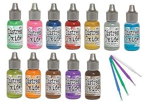 Ranger Distress Oxide Bundles - Includes 12 Distress Oxide Colors with PTP...