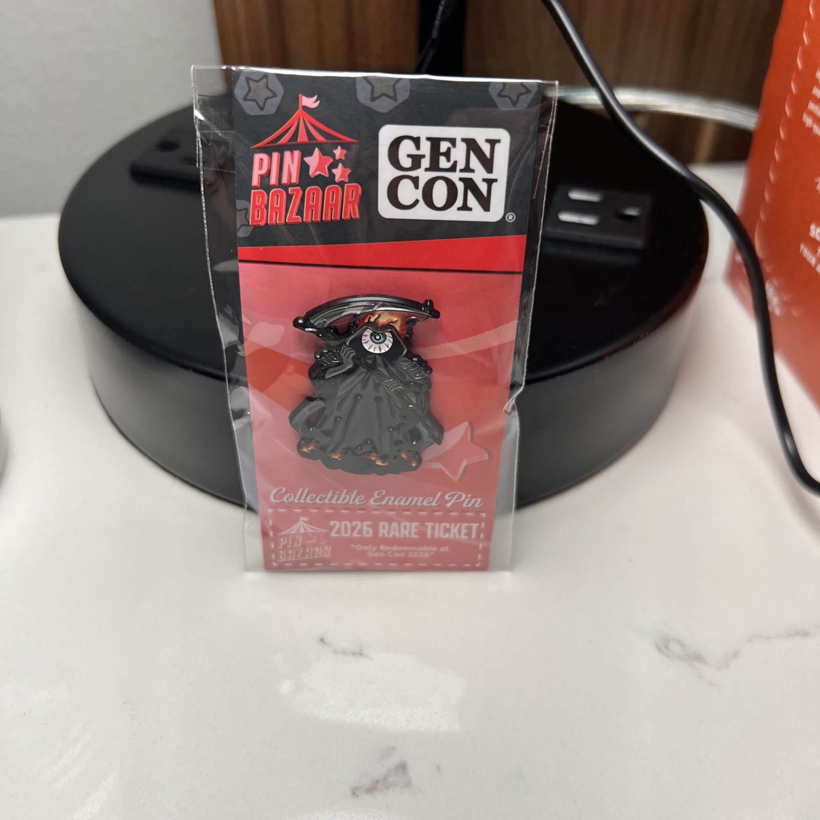 GENCON 2026 Exclusive Dungeon Crawler Carl Enamel Pin Mordecai Floor 10