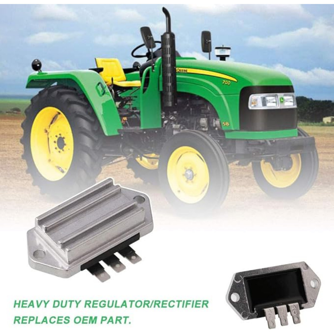 Replacement Aluminum Voltage Regulator Rectifier For John Deere AM34738