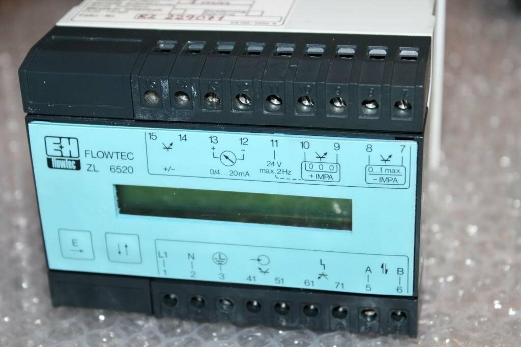 Endress Hauser PROCOM Flowtec ZL6520