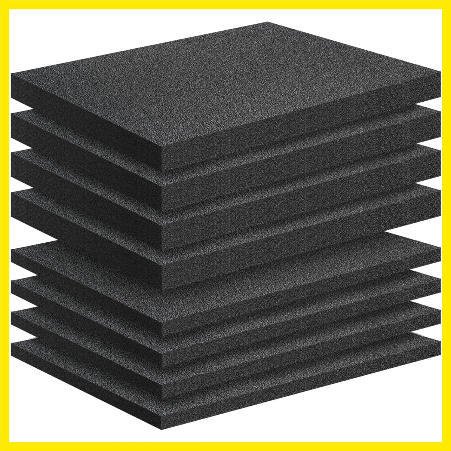 8 Pack Polyethylene Foam Pads for Packing Foam Sheets 2 Size Cuttable High De...