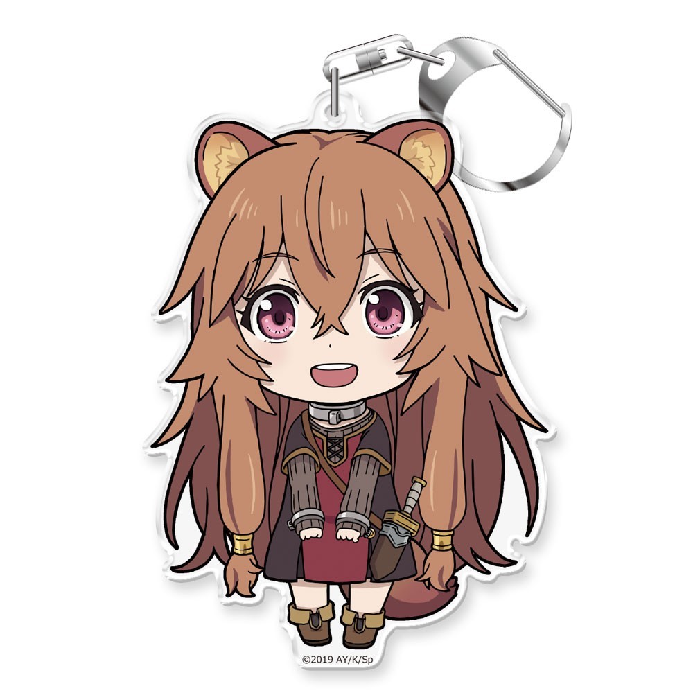 NEW The Rising Of The Shield Hero Raphtalia Acrylic Key Holder Official Japan