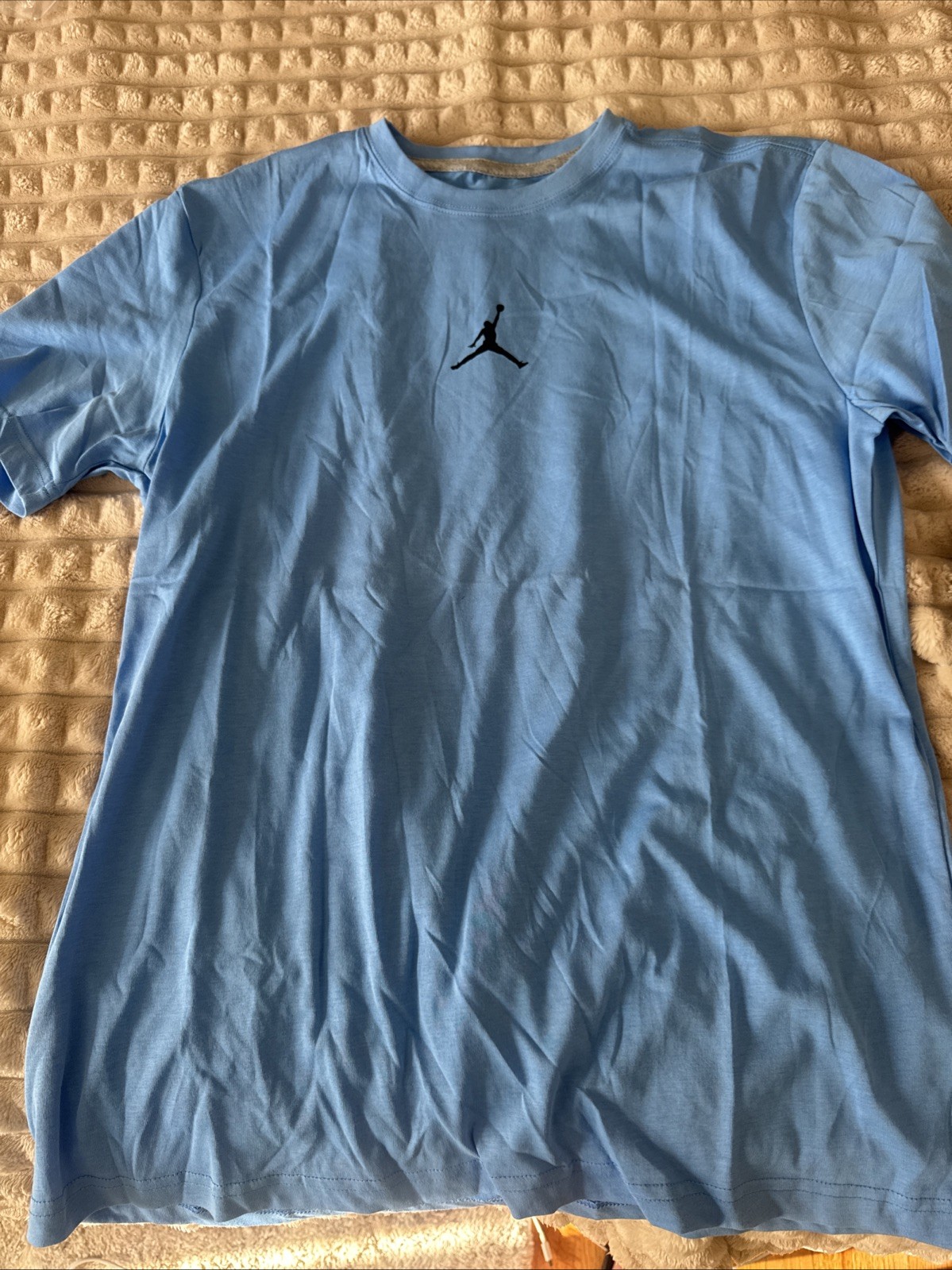 Jumpman 23 Dri Fit Shirt Size Large Carolina blue