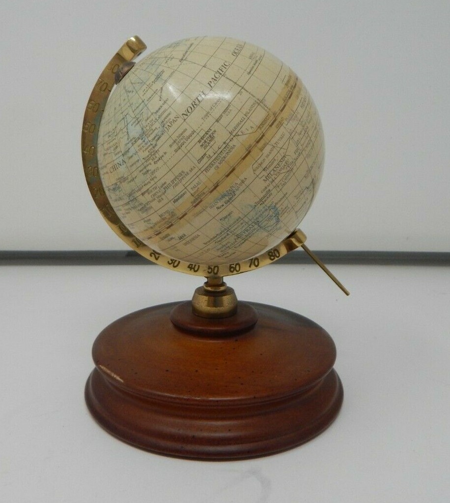 Fucashun Towns Capitals Mini Globe 6 Inch Tall
