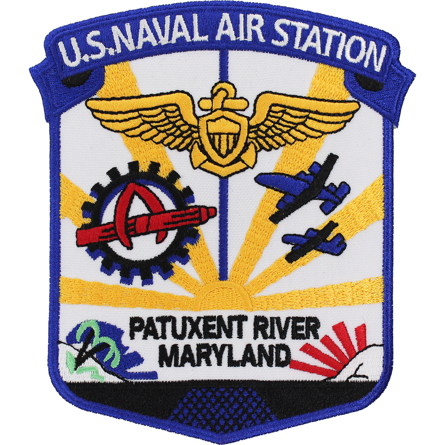 Naval Air Station Patuxent River Maryland Patch ( 4 1/4" x 5" ) P5266