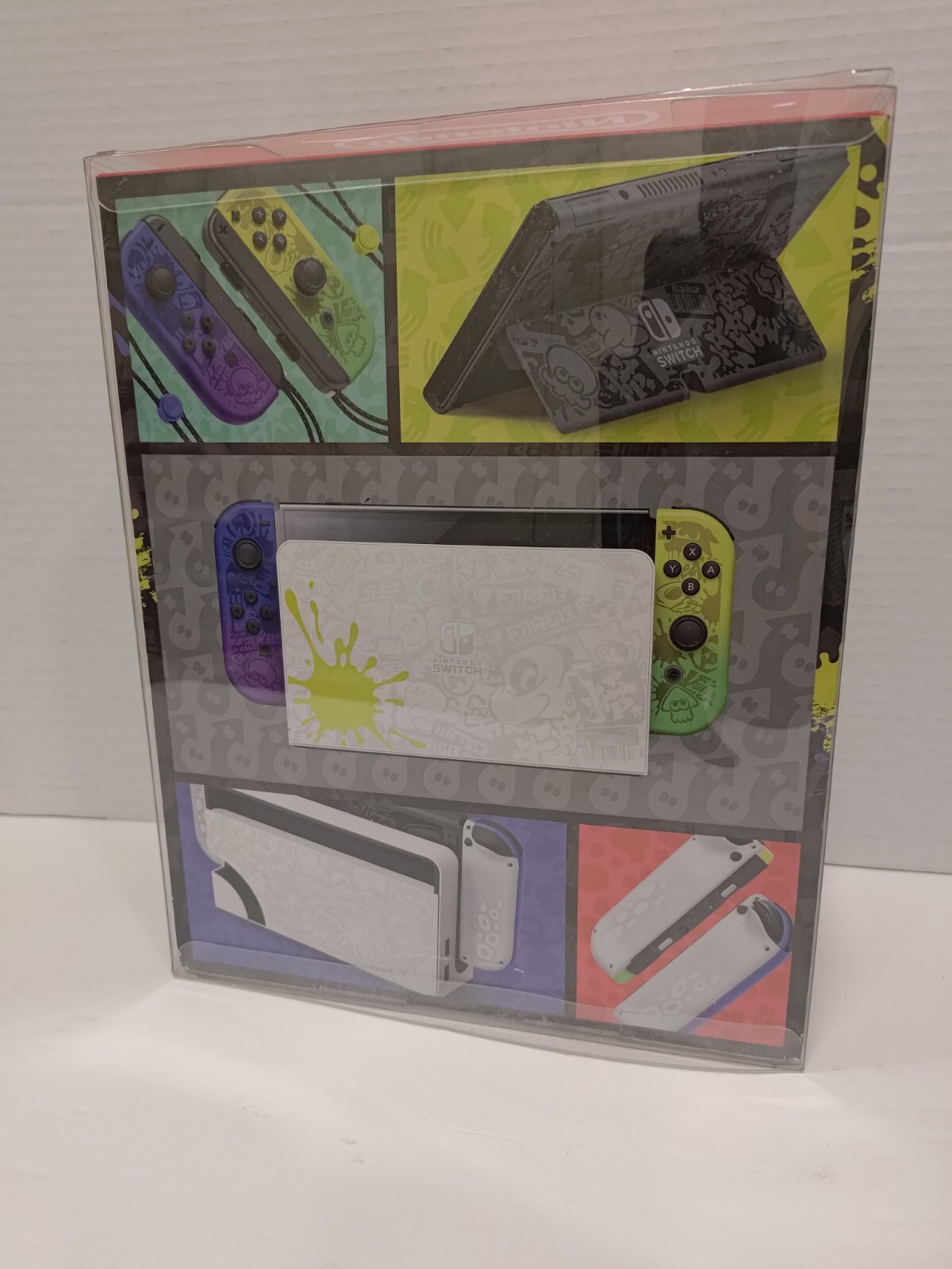 OLED Switch Console Box Protector & Display Case, Fits All OLED MARIO EDITION!