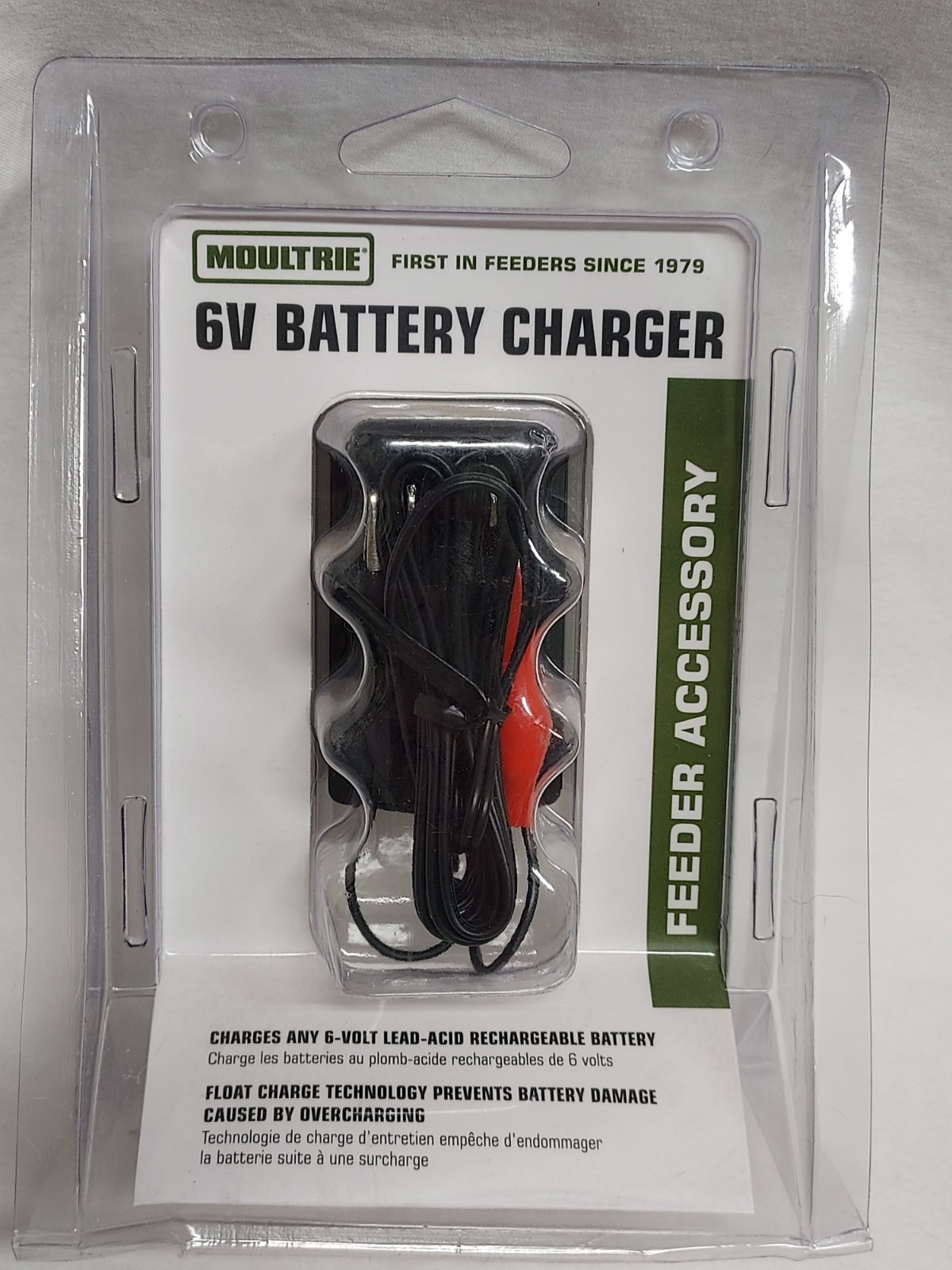 Moultrie 6V Battery Charger - Feeder Accessory MFA-13211 New NOS