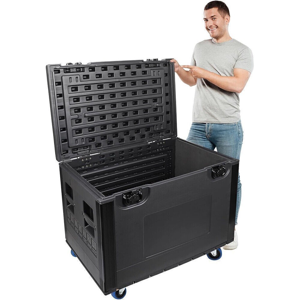 Corrosion Resistance Waterproof Collapsible HDPE Utility Trunk Cable Flight Case