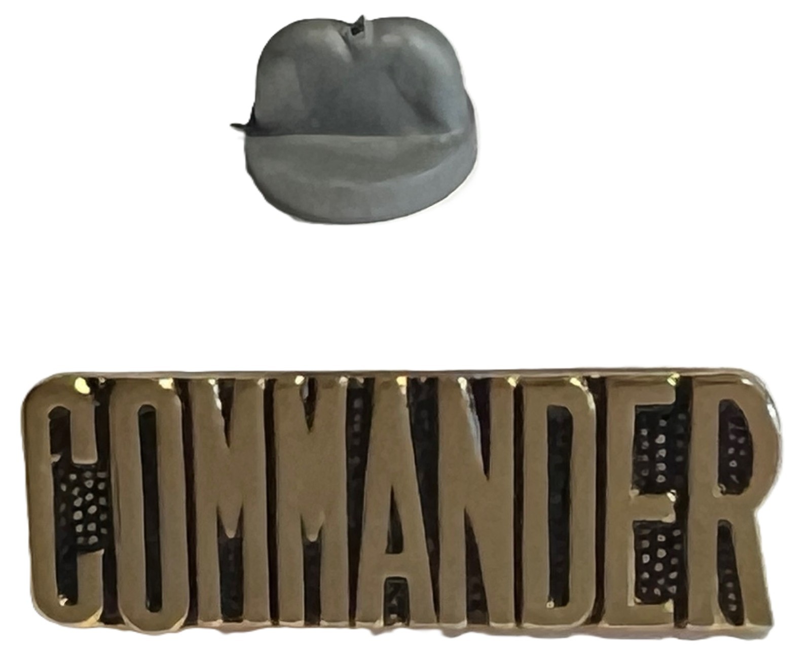 Commander Pin 1.25 inch clutch back metal Cat No. C9148