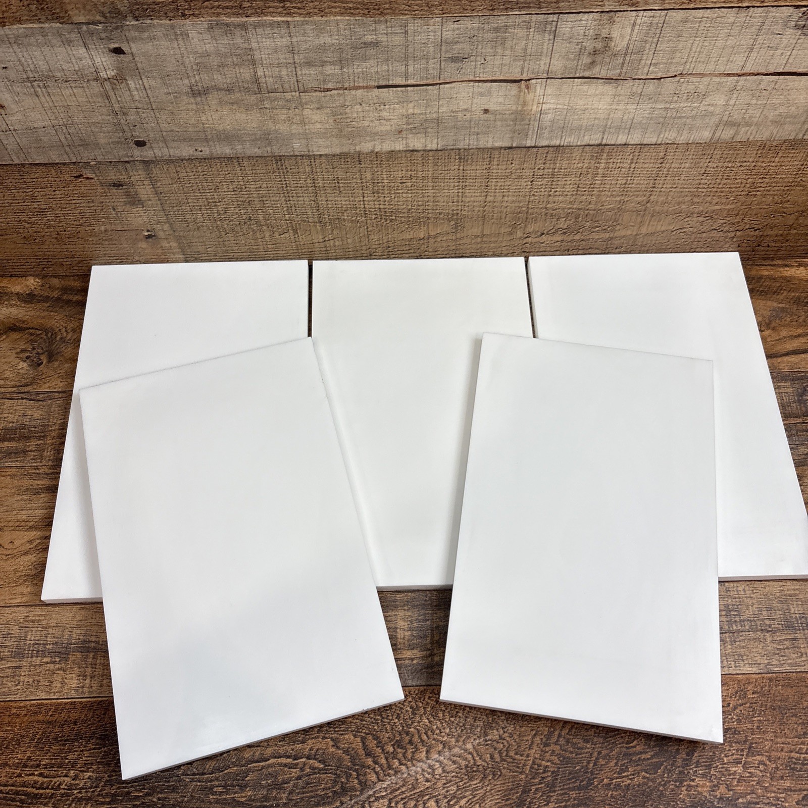 Corian CAMEO WHITE - 5 pieces - 11 1/4” x 7 1/4” x 1/4"  Perfect For Crafts
