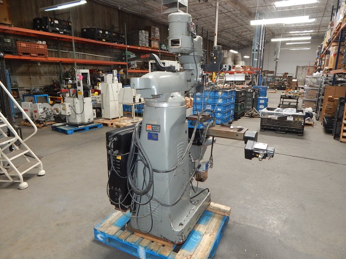 SHARP LMV VERTICAL MILLING MACHINE 9?X42? TABLE M5909