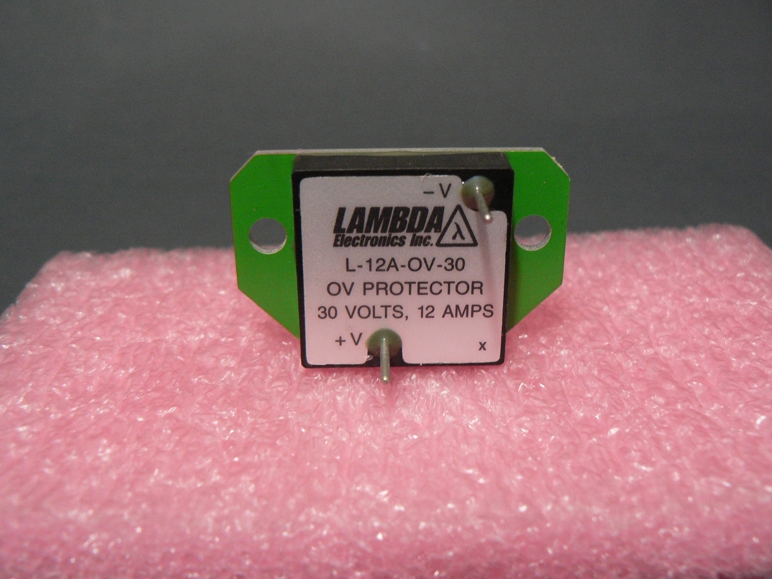 LAMBDA L-12A-0V-30 OVER VOLTAGE PROTECTOR 30V 12A "FREE US SHIPPING"
