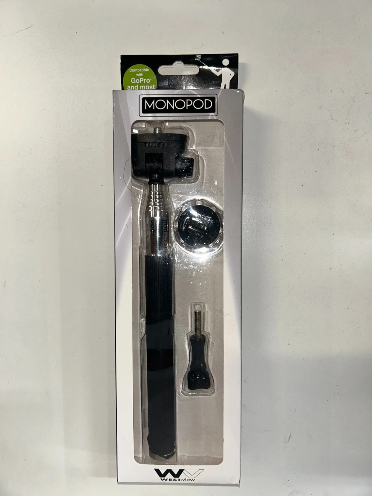 Digital Basics Universal Extending Monopod - Portable Camera & GoPro Handheld