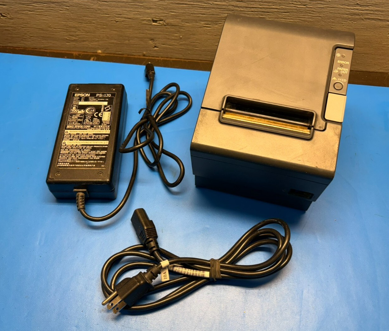 Epson TM-T88IV M129H Serial Thermal POS Receipt Printer w/ AC Power Pack & Cord