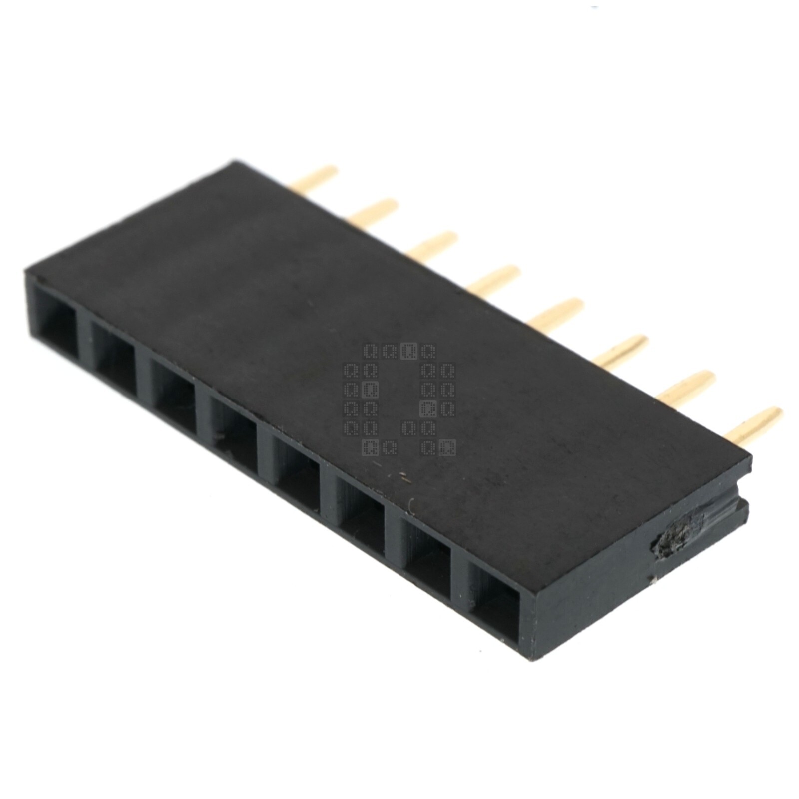 1x8 Single Row Female Straight Pin Header, 2.54mm Pitch
