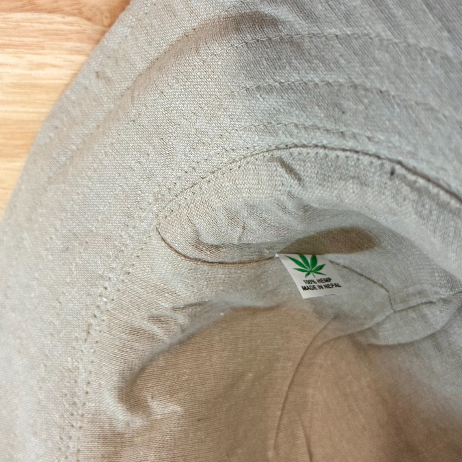 Sun Hat Hemp Natural Hippie Festival Hat Unisex Beach Sun Hats Handmade Sun Hat