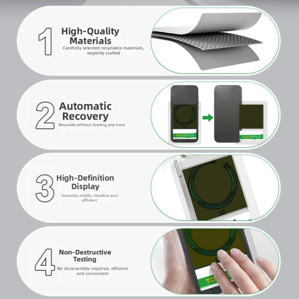 TO4 Magnetic Card for For mobile Phone for MagSafe Non Destructive Testing Tool