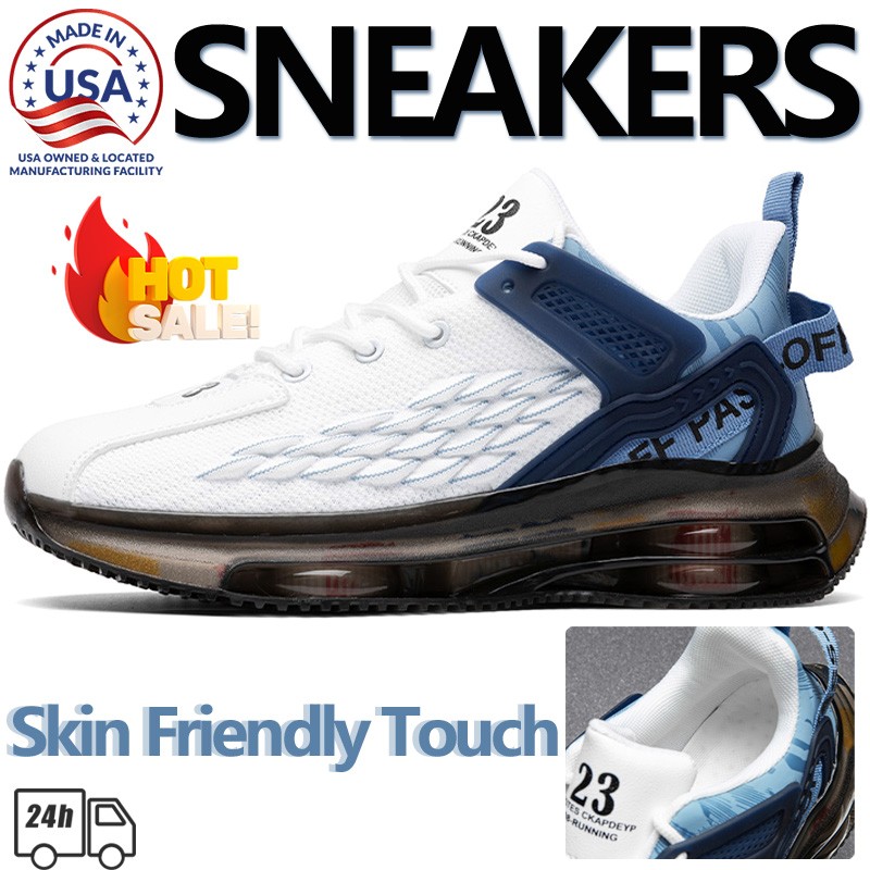 Men's Sneakers Outdoor Athletic Jogging Tennis Gym Sports Shoes Breathable Soft