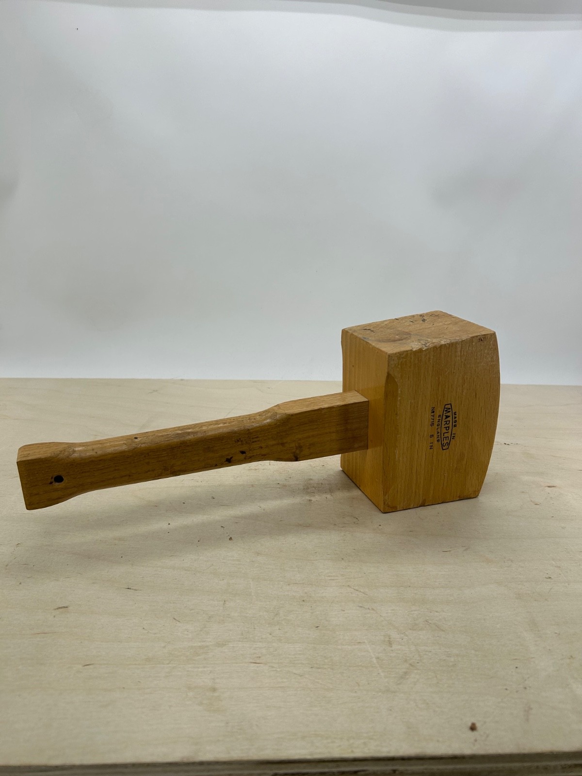 Marples England NO 7715 5"Beech wood mallet carpenters (6836)