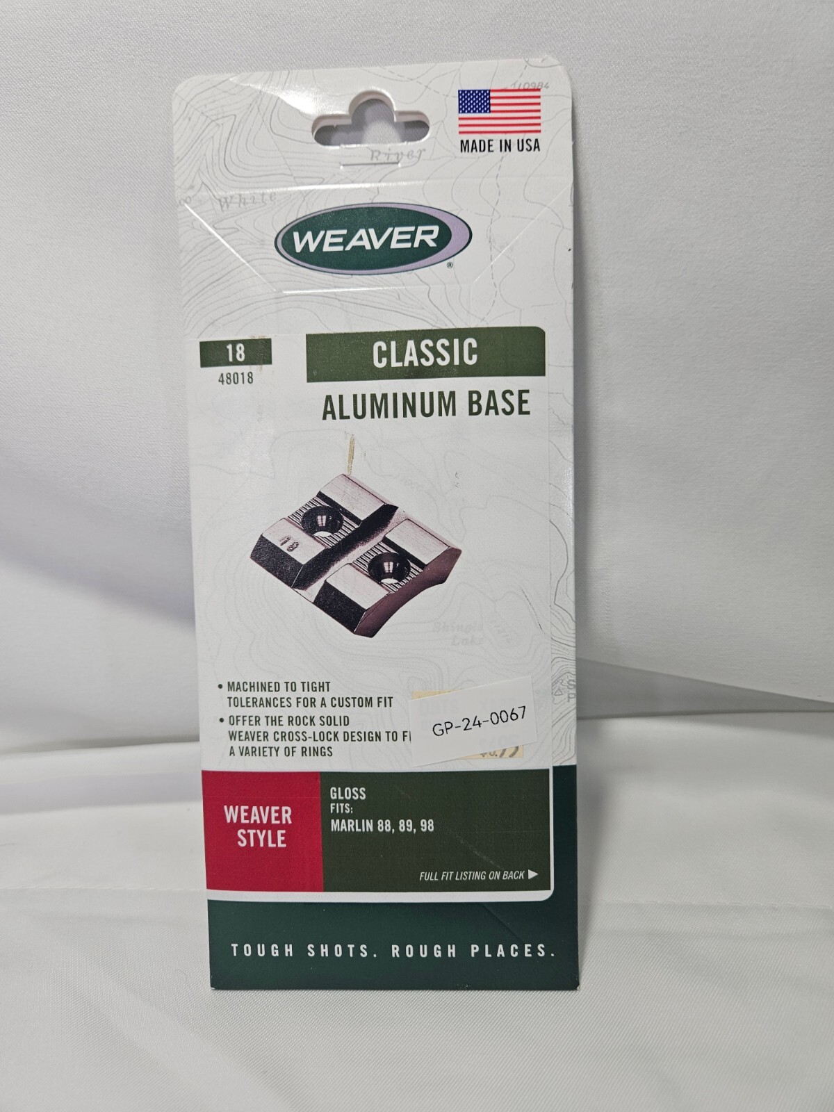 Weaver Top-Mount Scope Base #18 Gloss - 48018